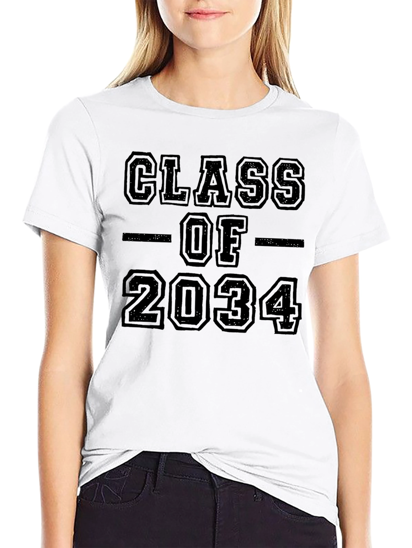 Black Class of 2034 T-Shirt view 9