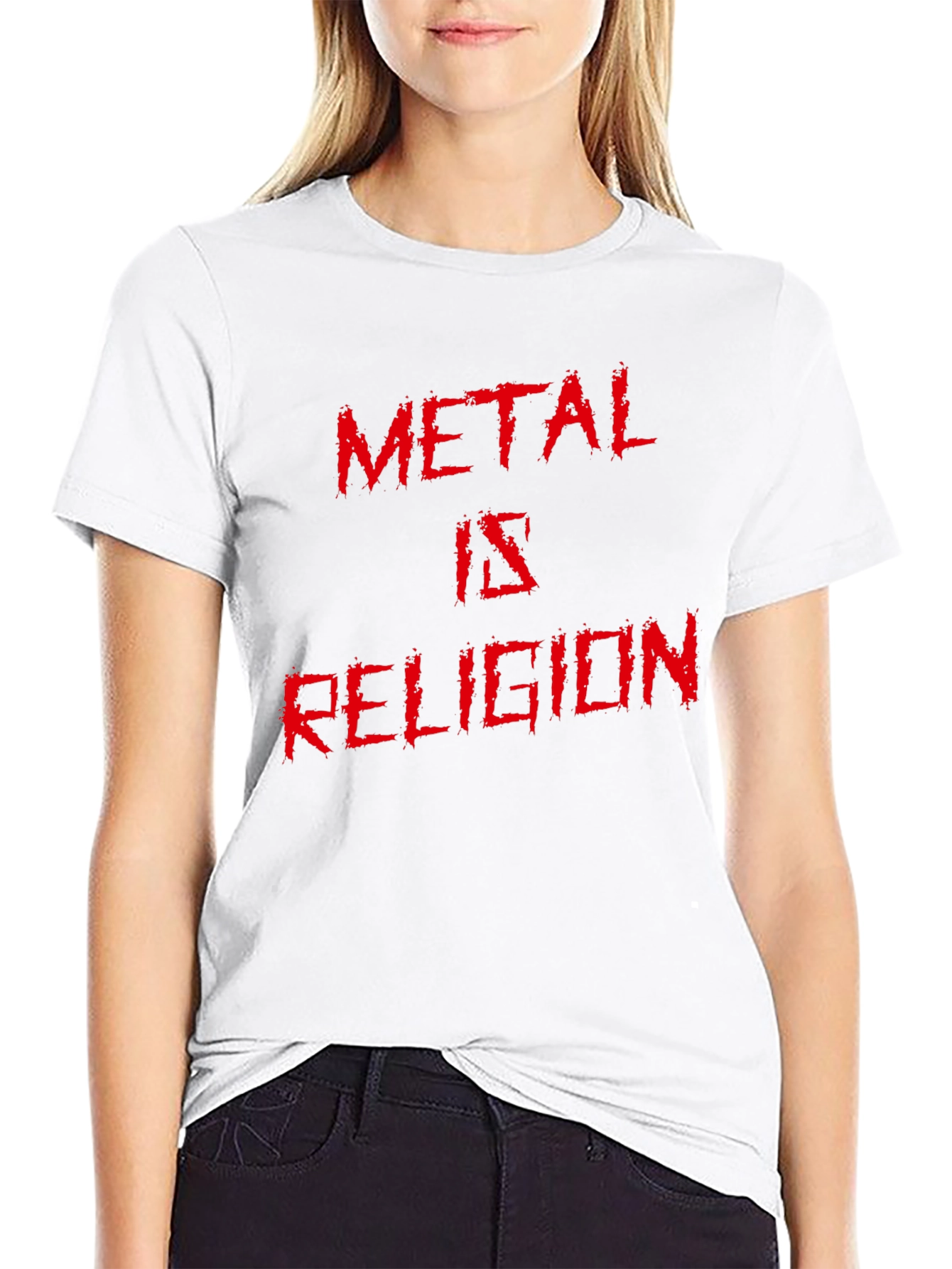 Black Metal is Religion Black T-Shirt view 9