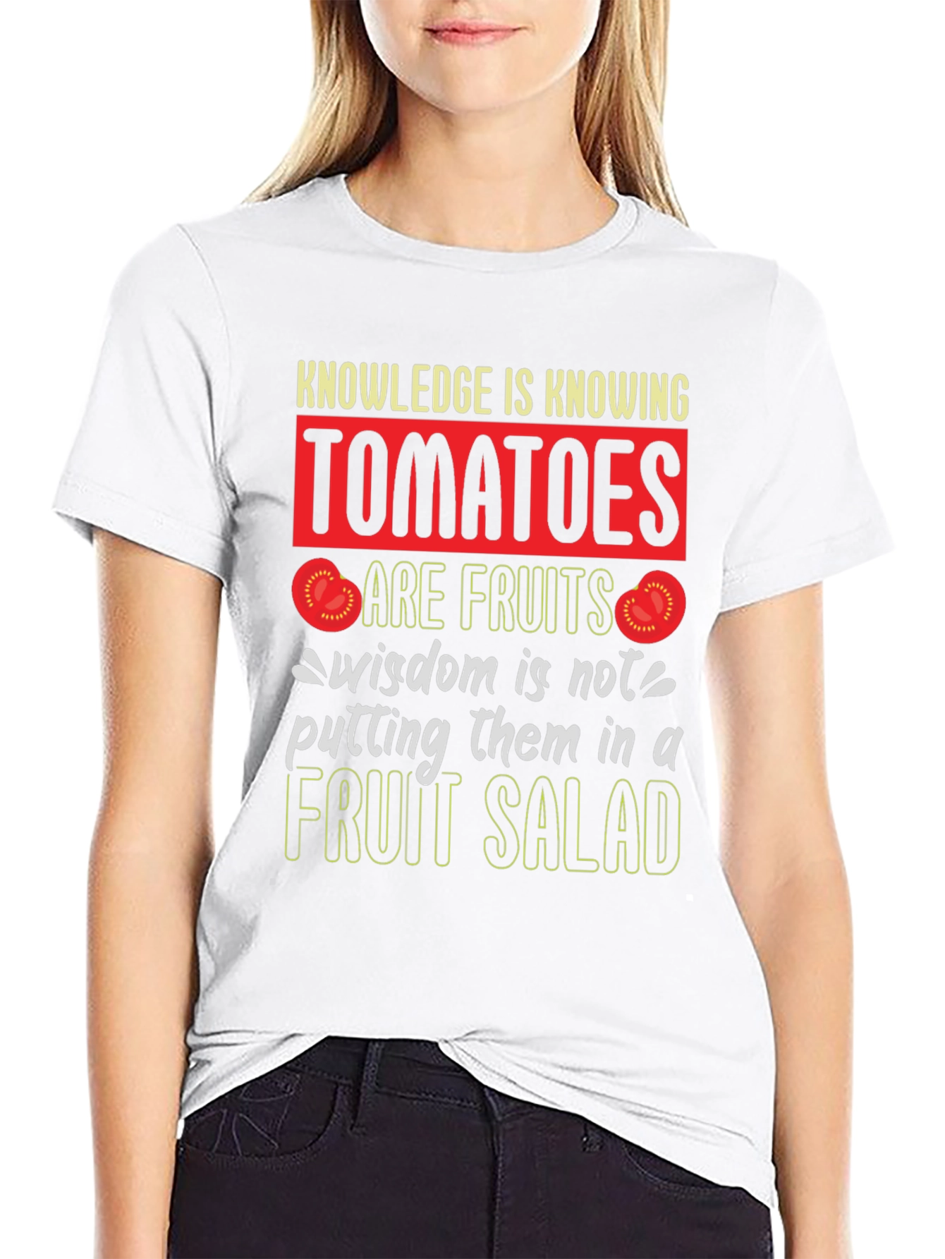 Black Tomato Fruit Wisdom T-Shirt view 9