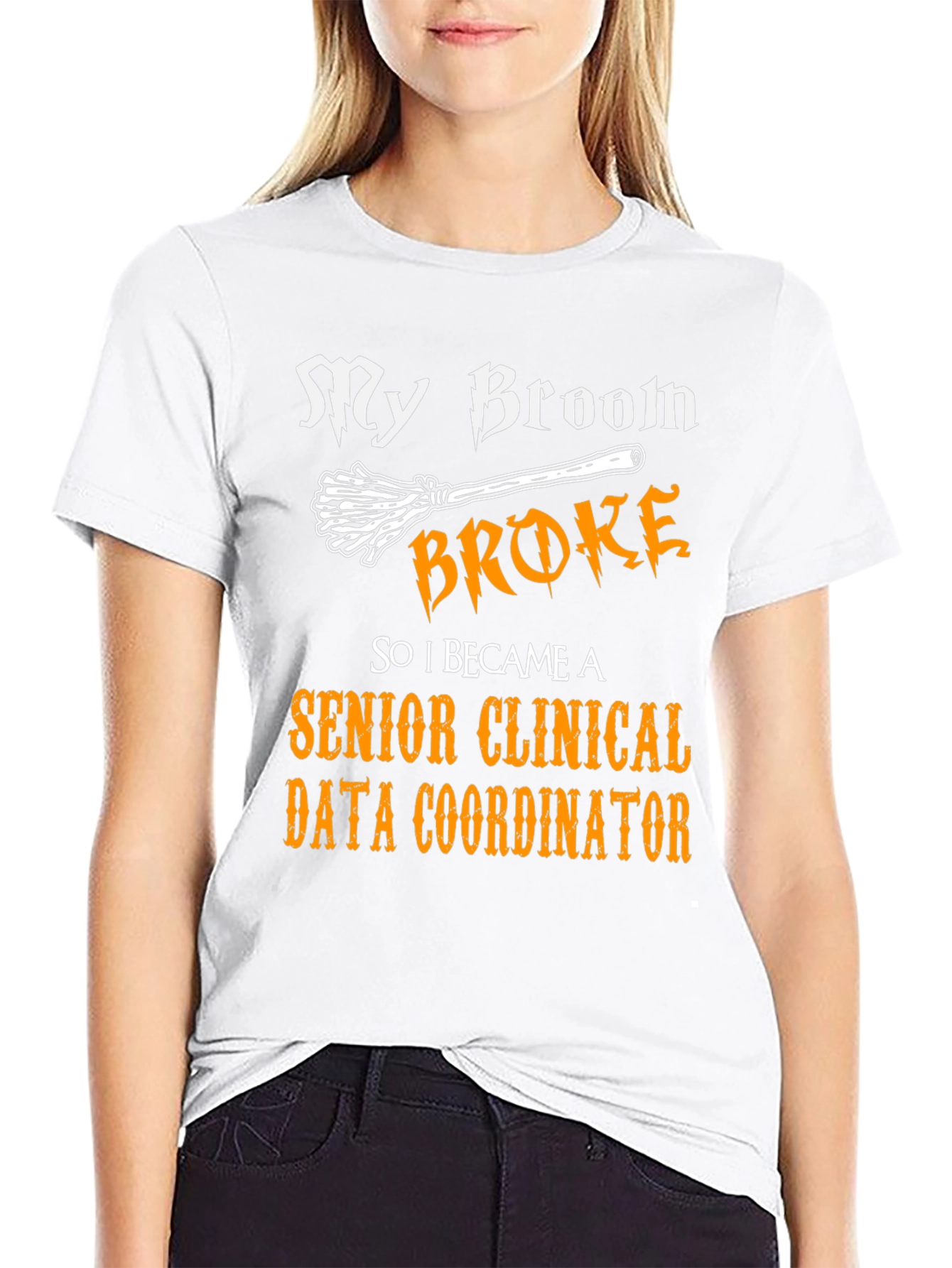 Black Senior Clinical Data Coordinator T-Shirt view 9