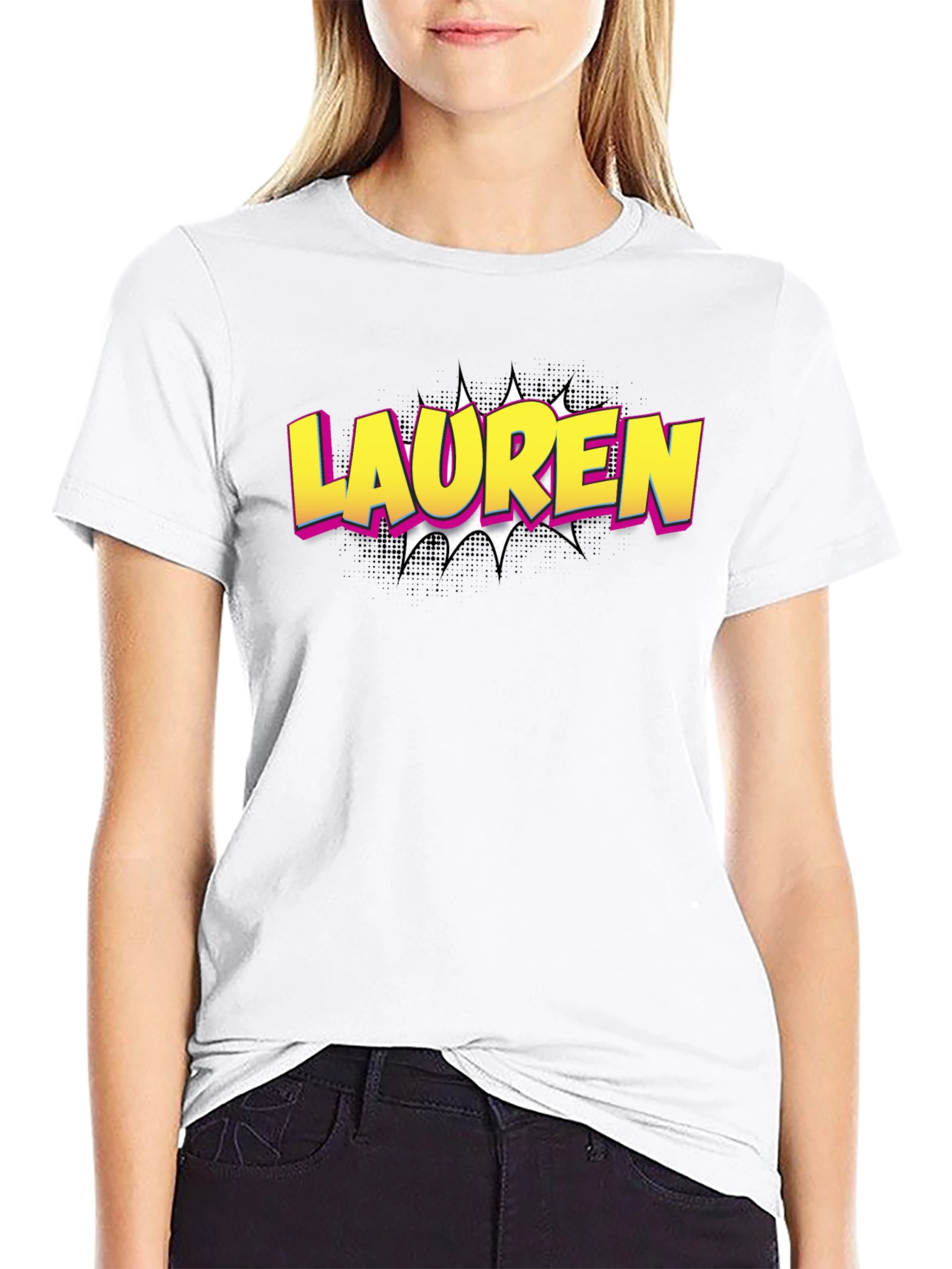 Lauren Comic Book Style T-Shirt - 9