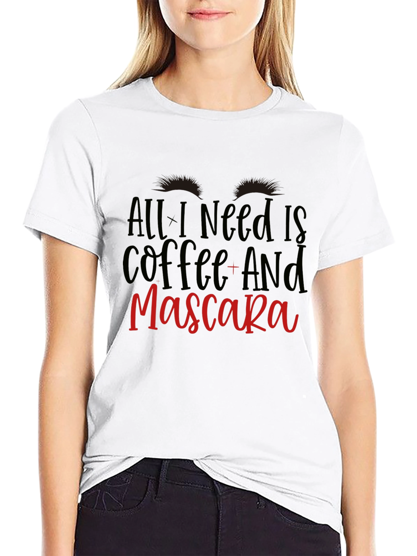 Black Coffee and Mascara T-Shirt view 9
