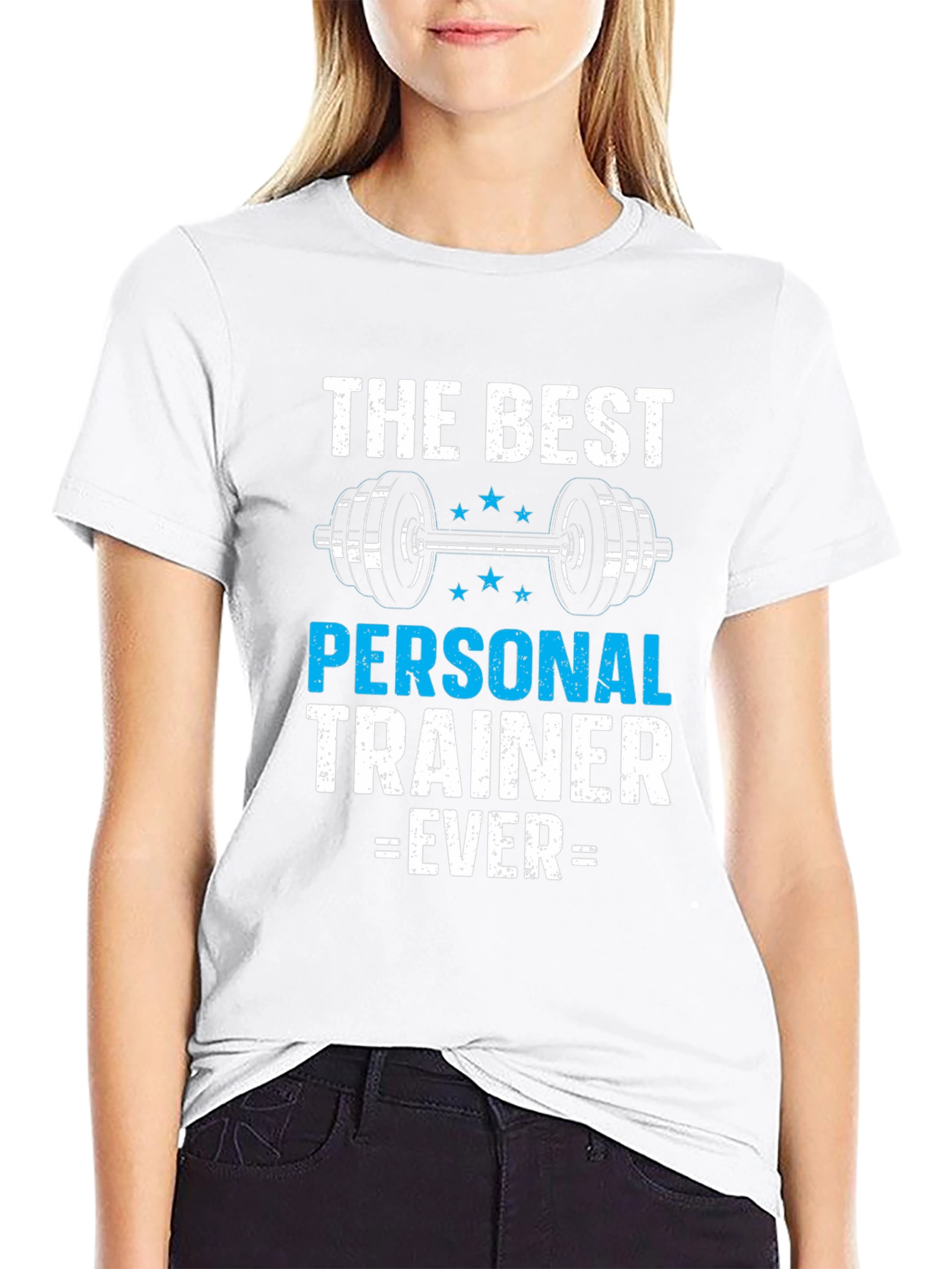Black Best Personal Trainer Ever T-Shirt - Gym Workout Apparel view 9