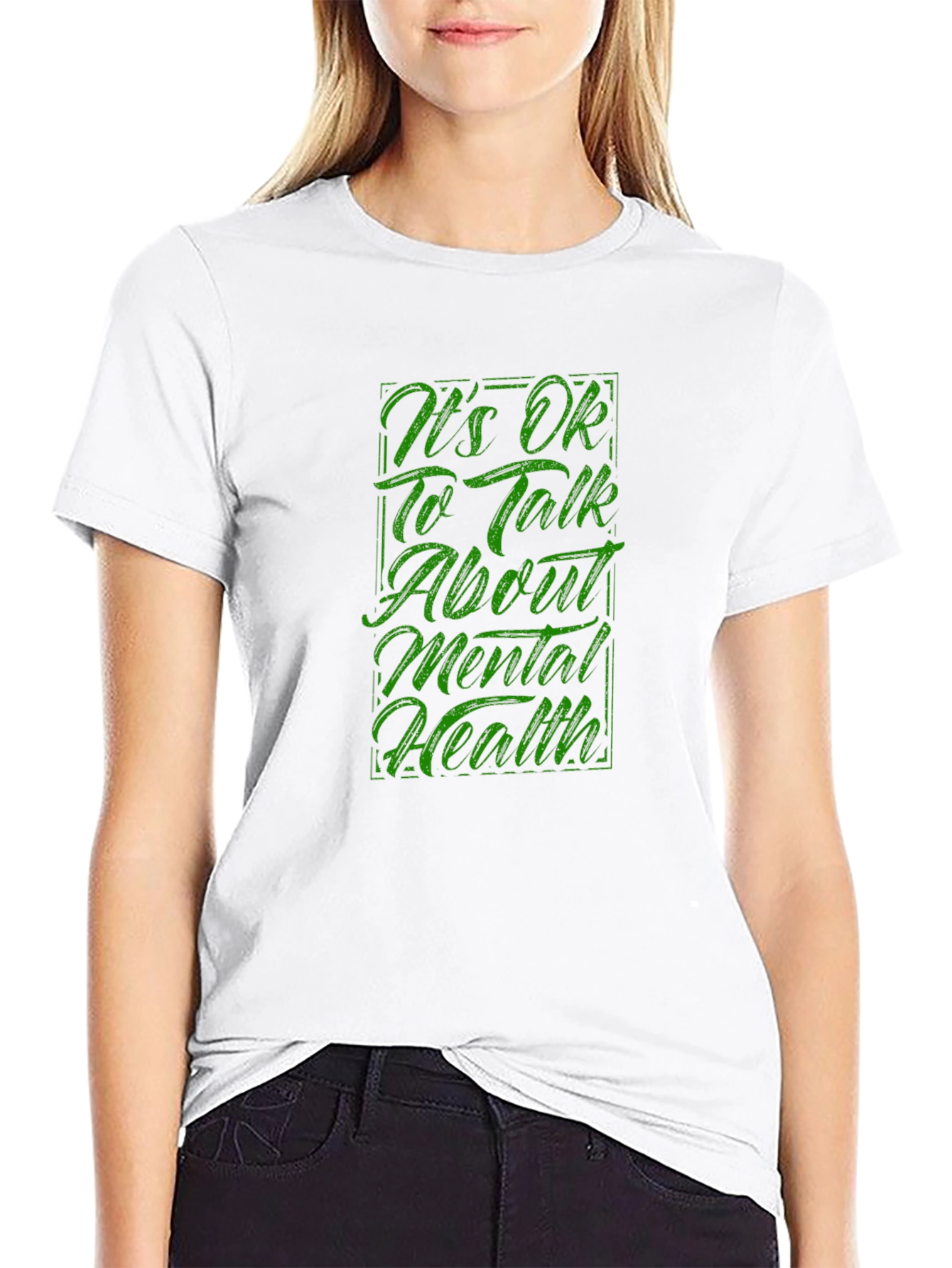 Black Mental Health Awareness Graphic Tee view 9