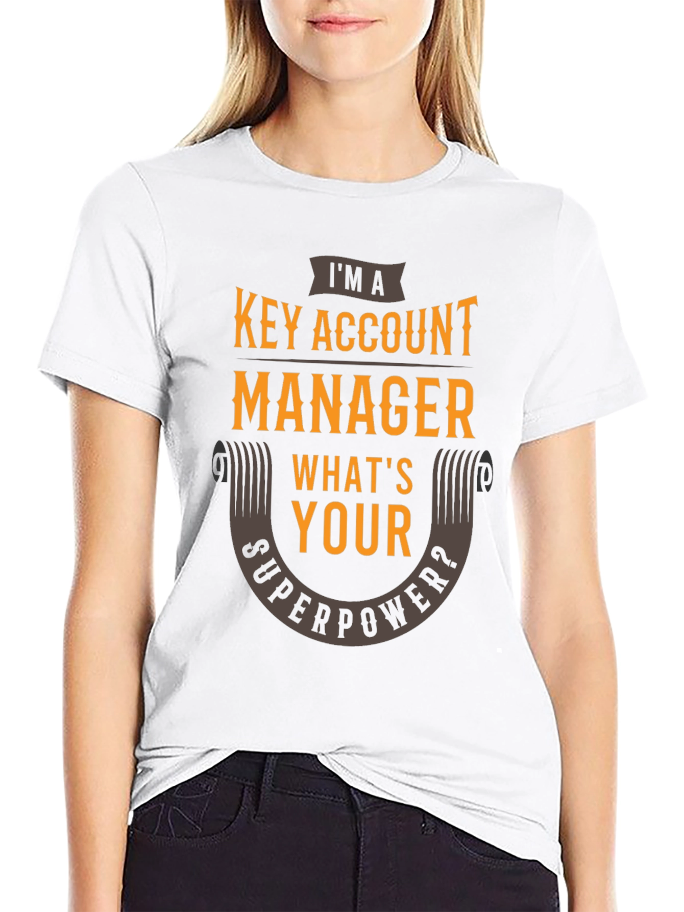 Black Key Account Manager Superpower T-Shirt view 9