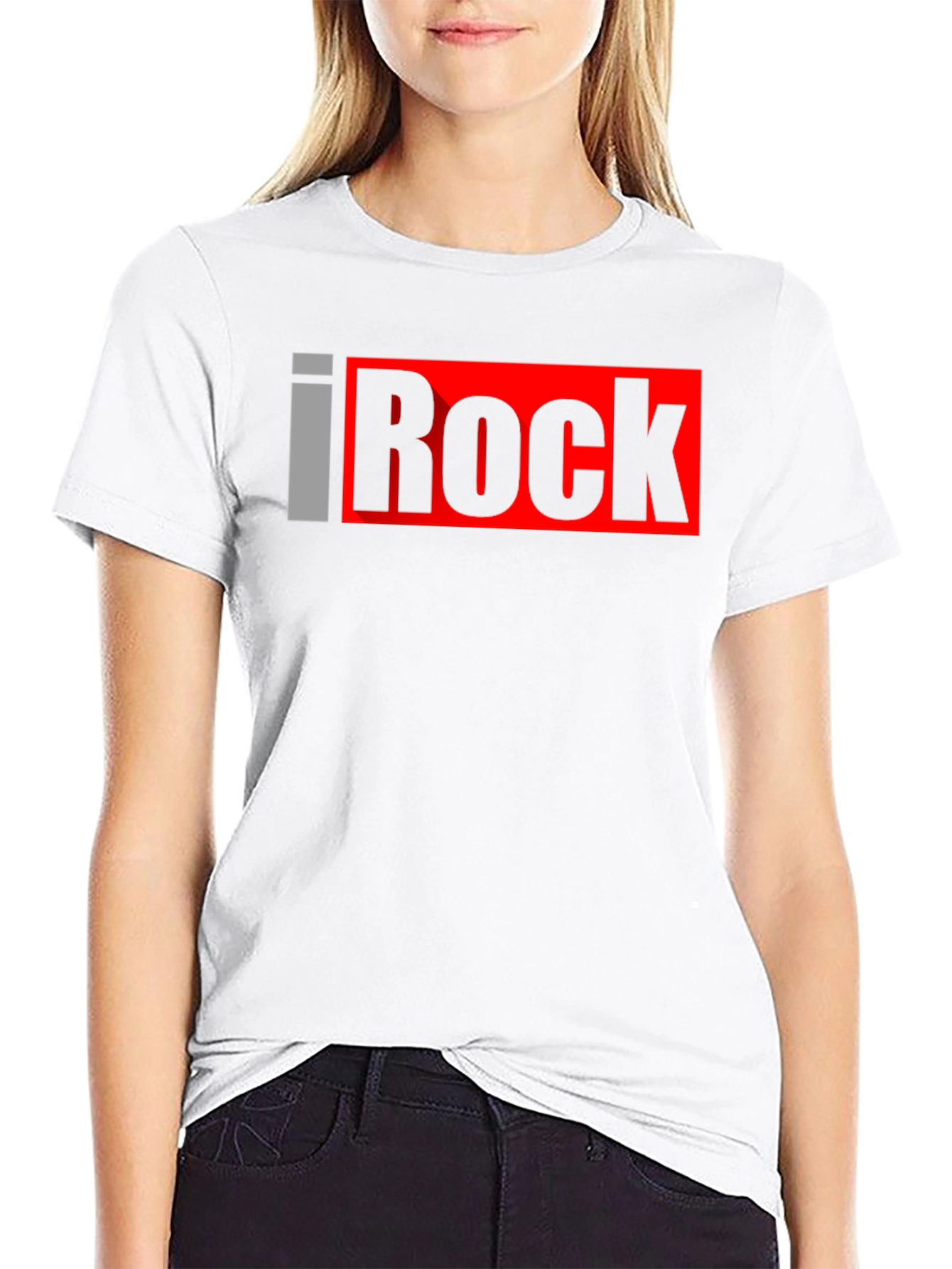I Rock Graphic T-Shirt - Black - 9