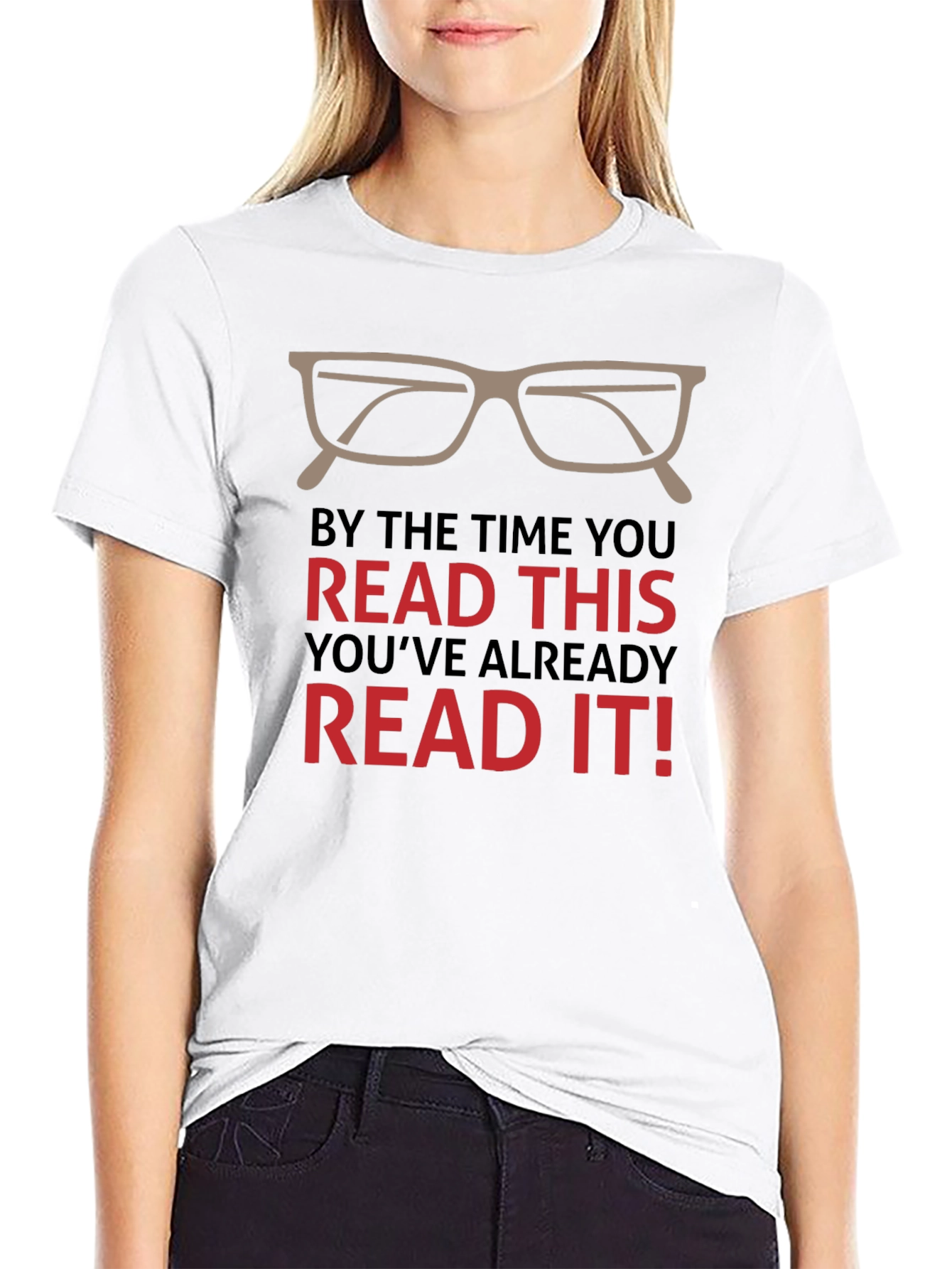 Black Funny Read This T-Shirt view 9