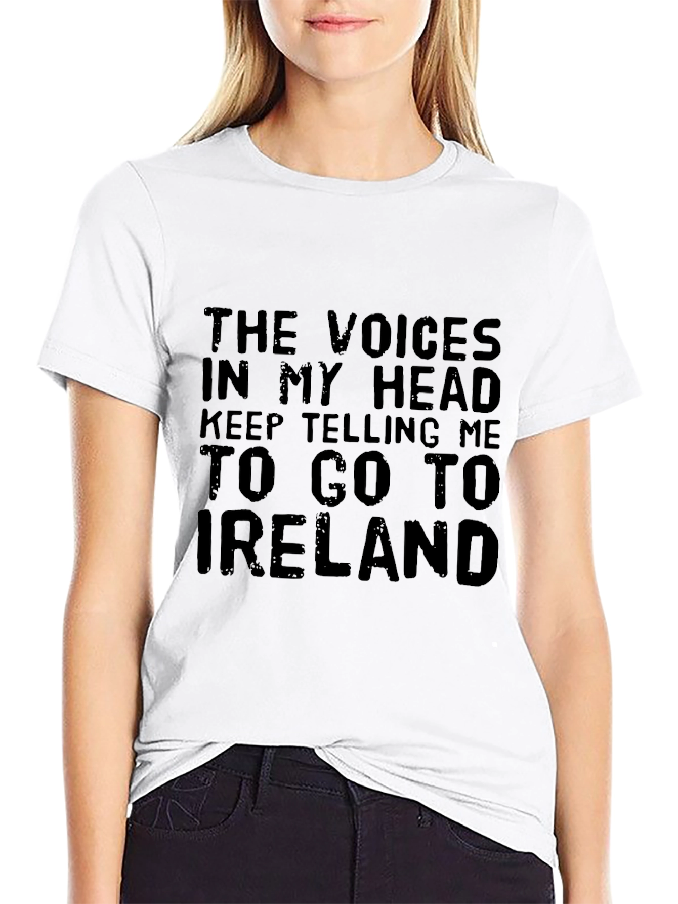 Black Ireland Calling Men's Graphic Tee view 9