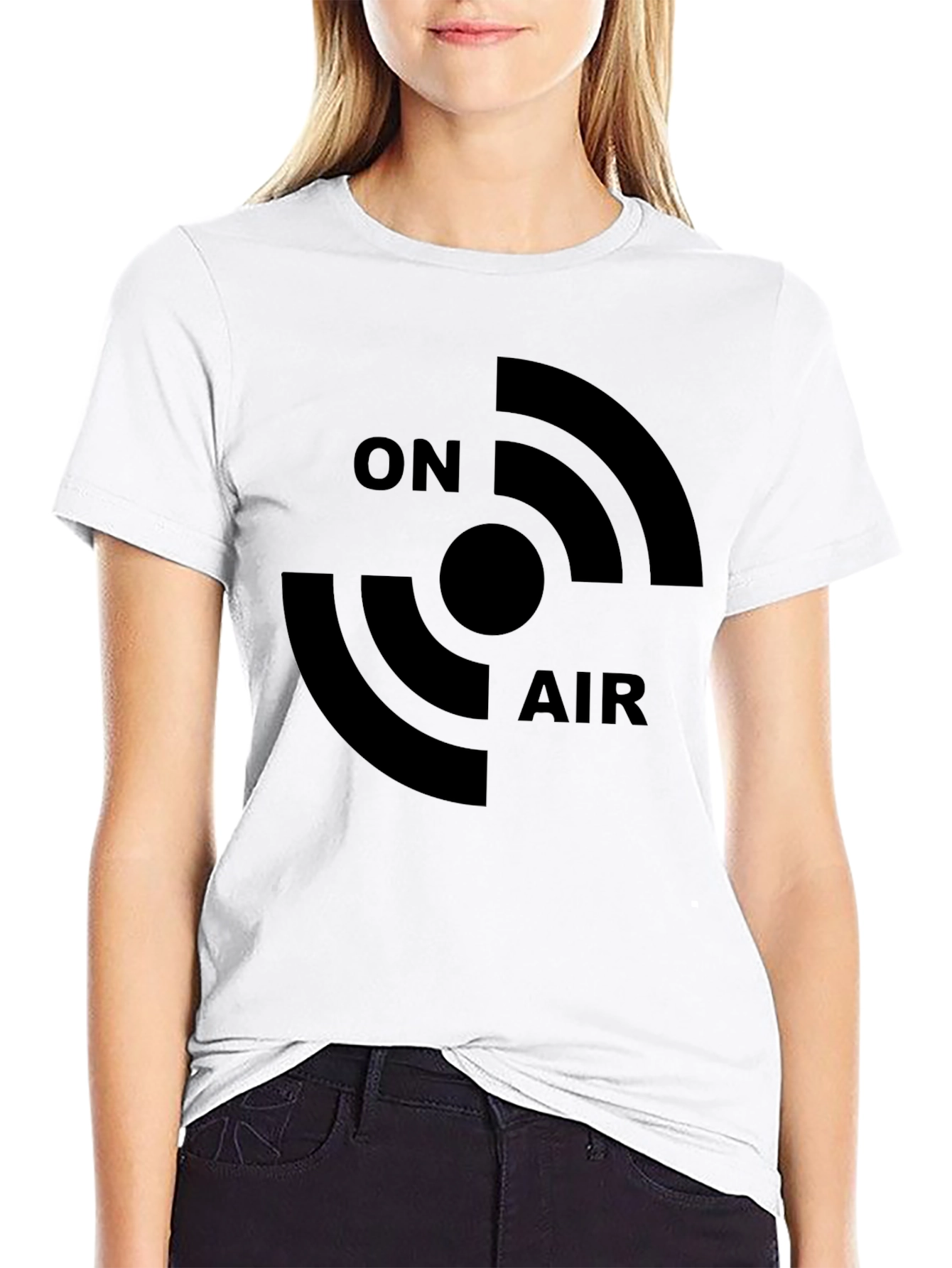 Black On Air Black Graphic T-Shirt view 9