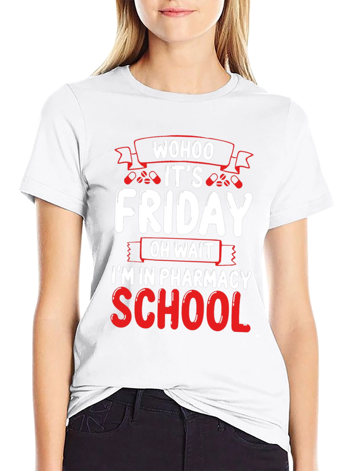 Black Pharmacy School Friday T-Shirt view 9