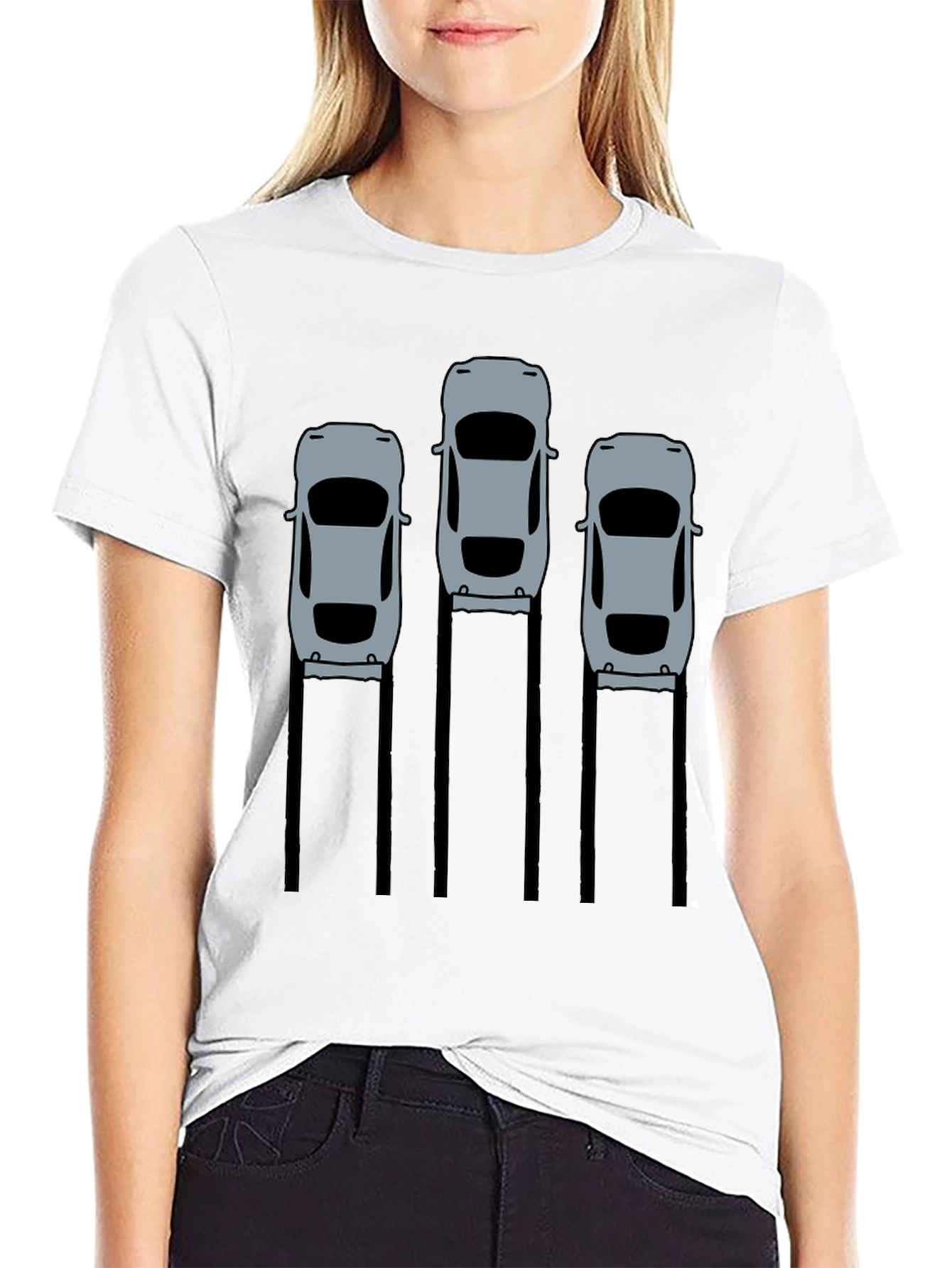 Black Car Enthusiast Black Graphic Tee view 9