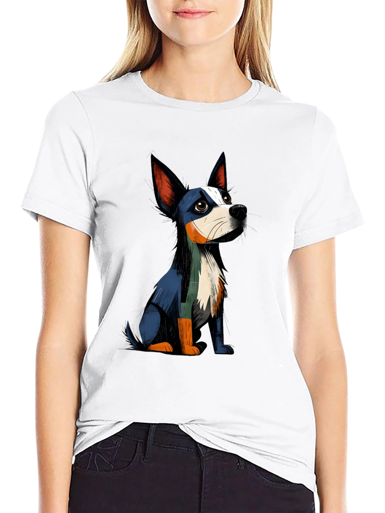 Black Dog Graphic Tee - Men's Black T-Shirt view 9