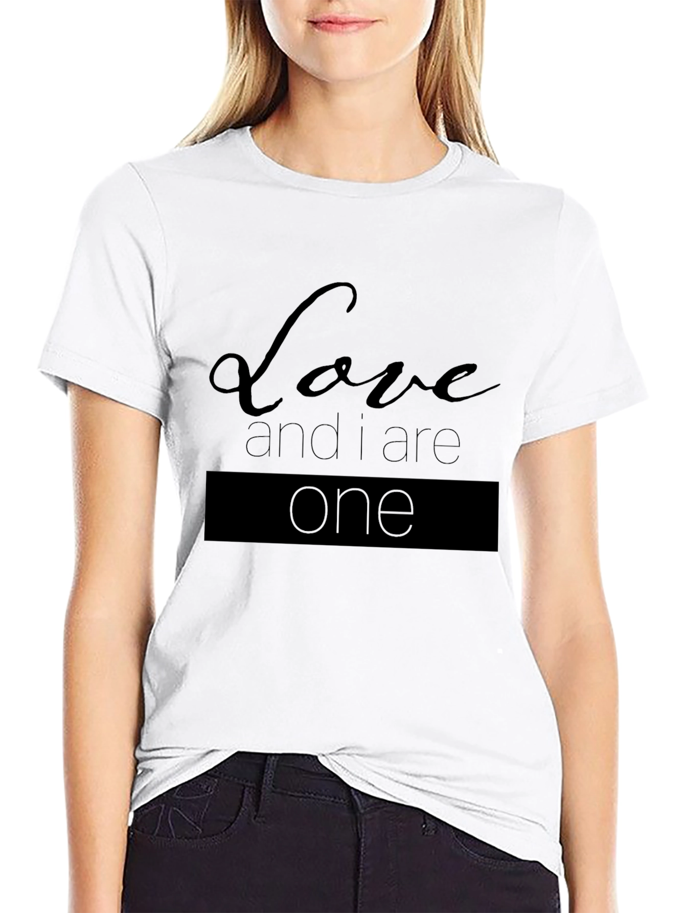 Black Love and I are One Graphic Tee view 9