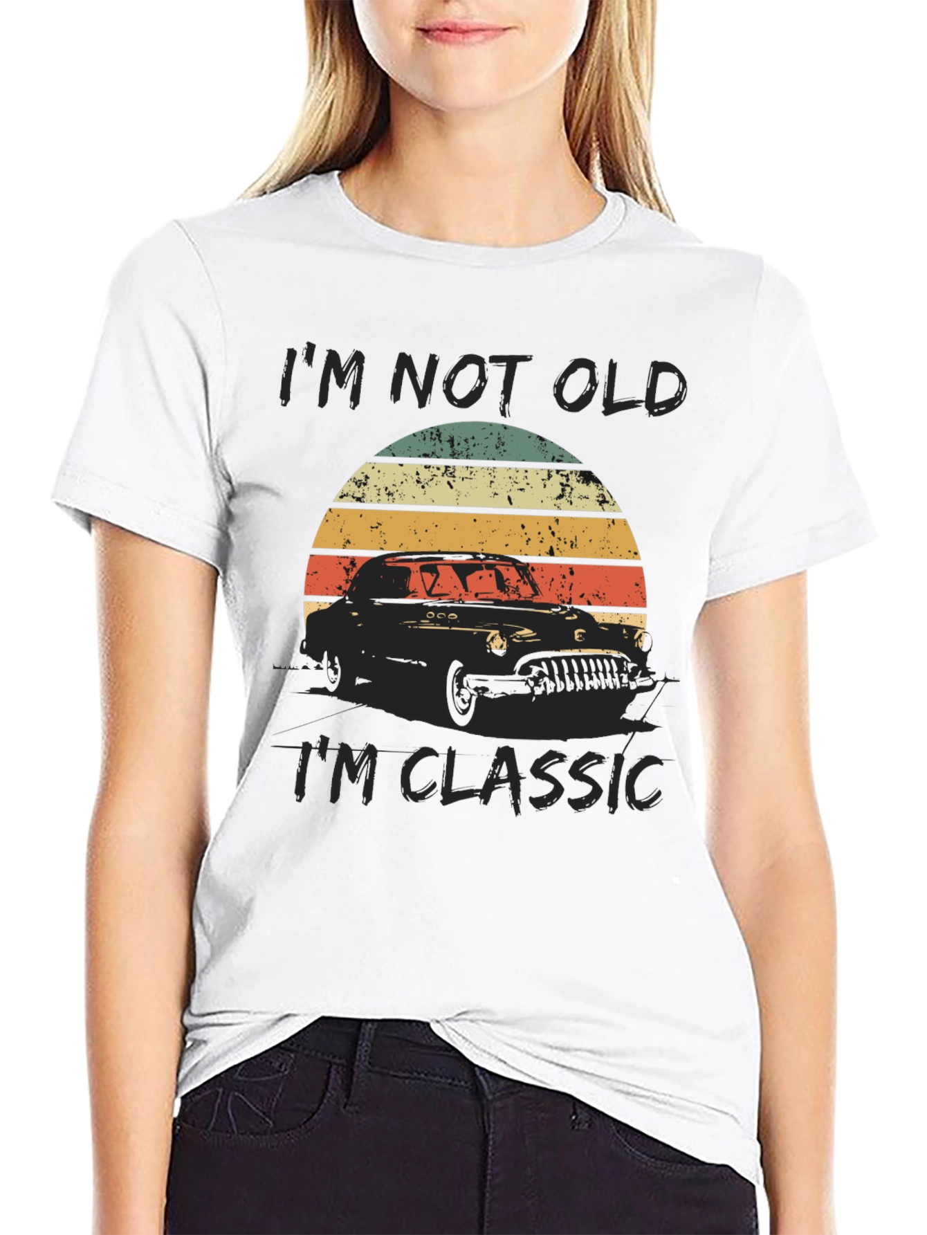 Black I'm Not Old, I'm Classic Car T-Shirt view 9