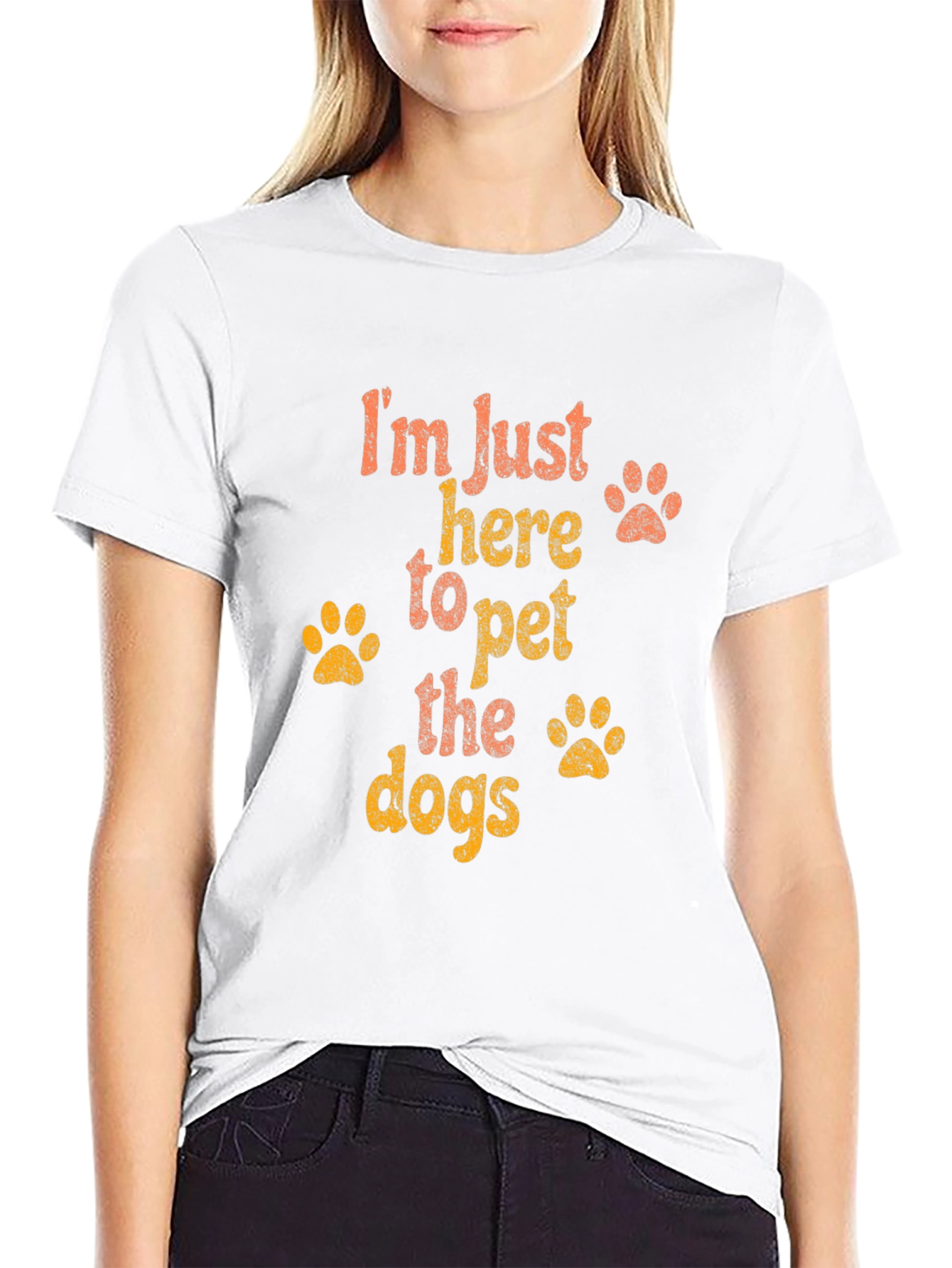 Black Pet the Dogs Graphic T-Shirt view 9