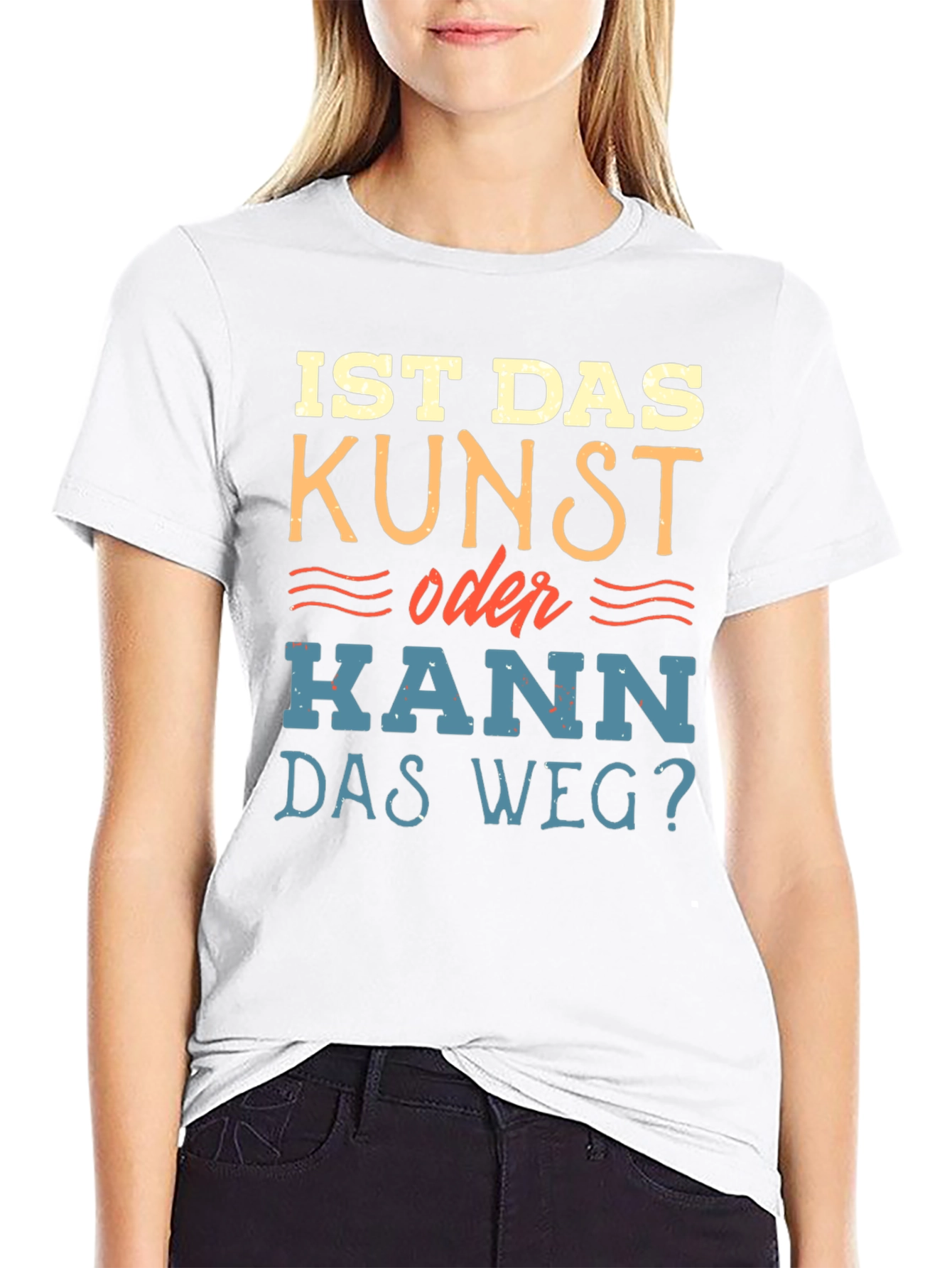 Black Is Das Kunst Funny German Humor T-Shirt view 9