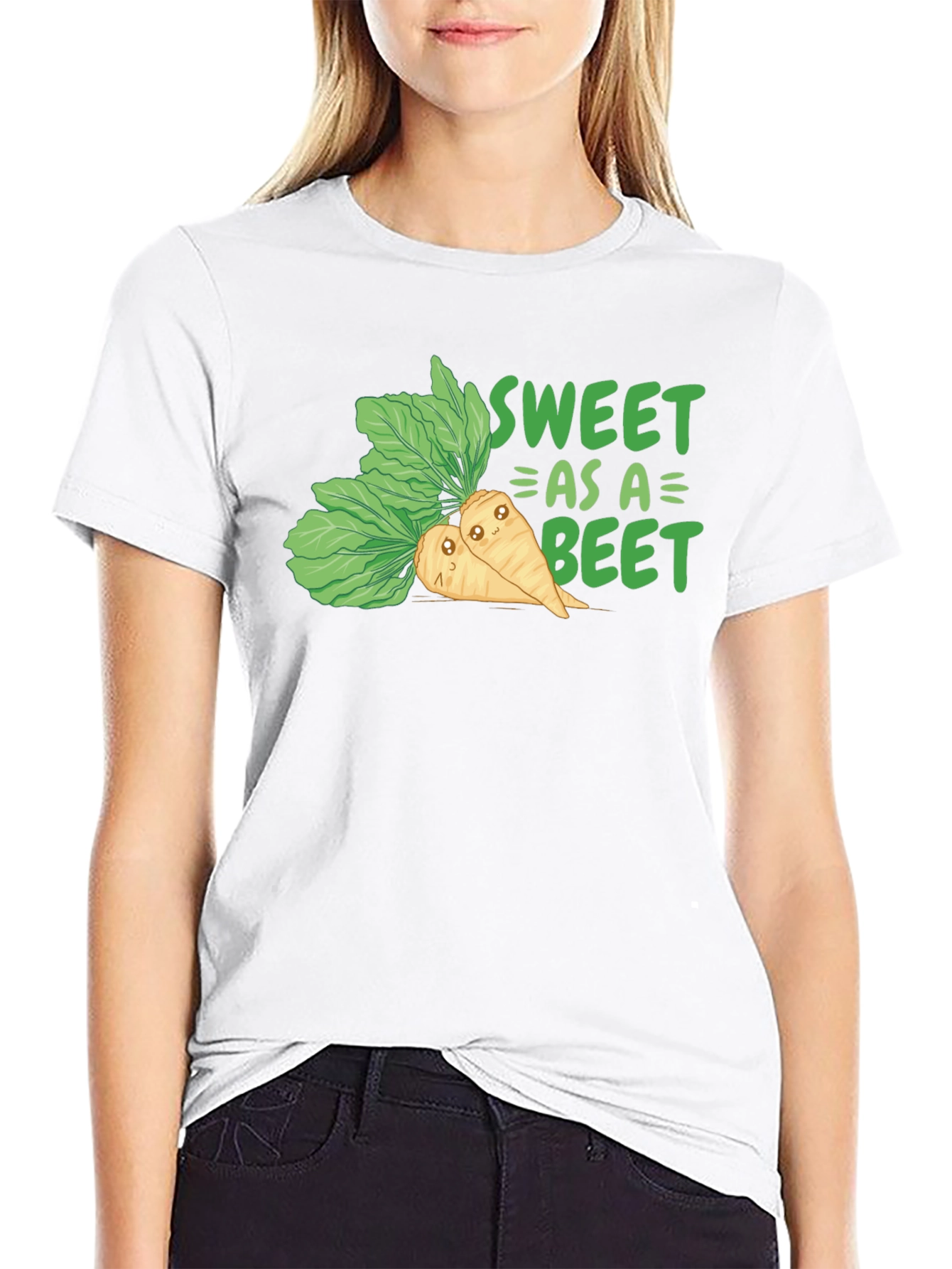 Black Sweet As A Beet T-Shirt Funny Vegan Tee view 9