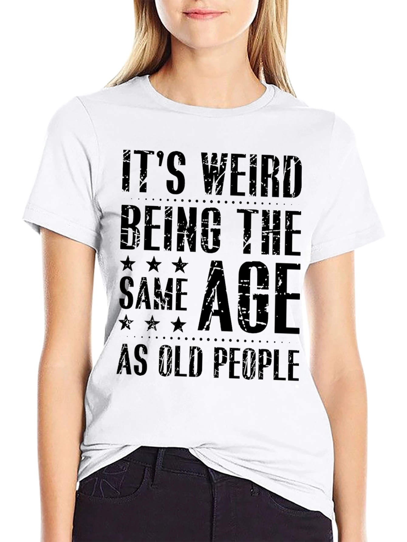 Black Funny Age Saying Black Graphic Tee view 9
