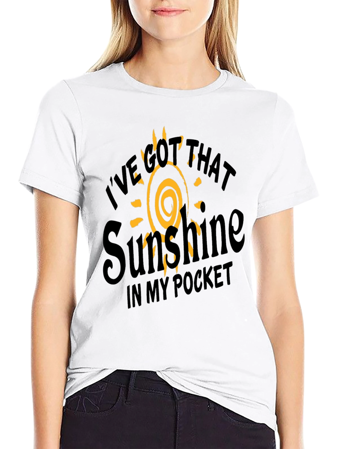 Black Sunshine in My Pocket Graphic T-Shirt view 9