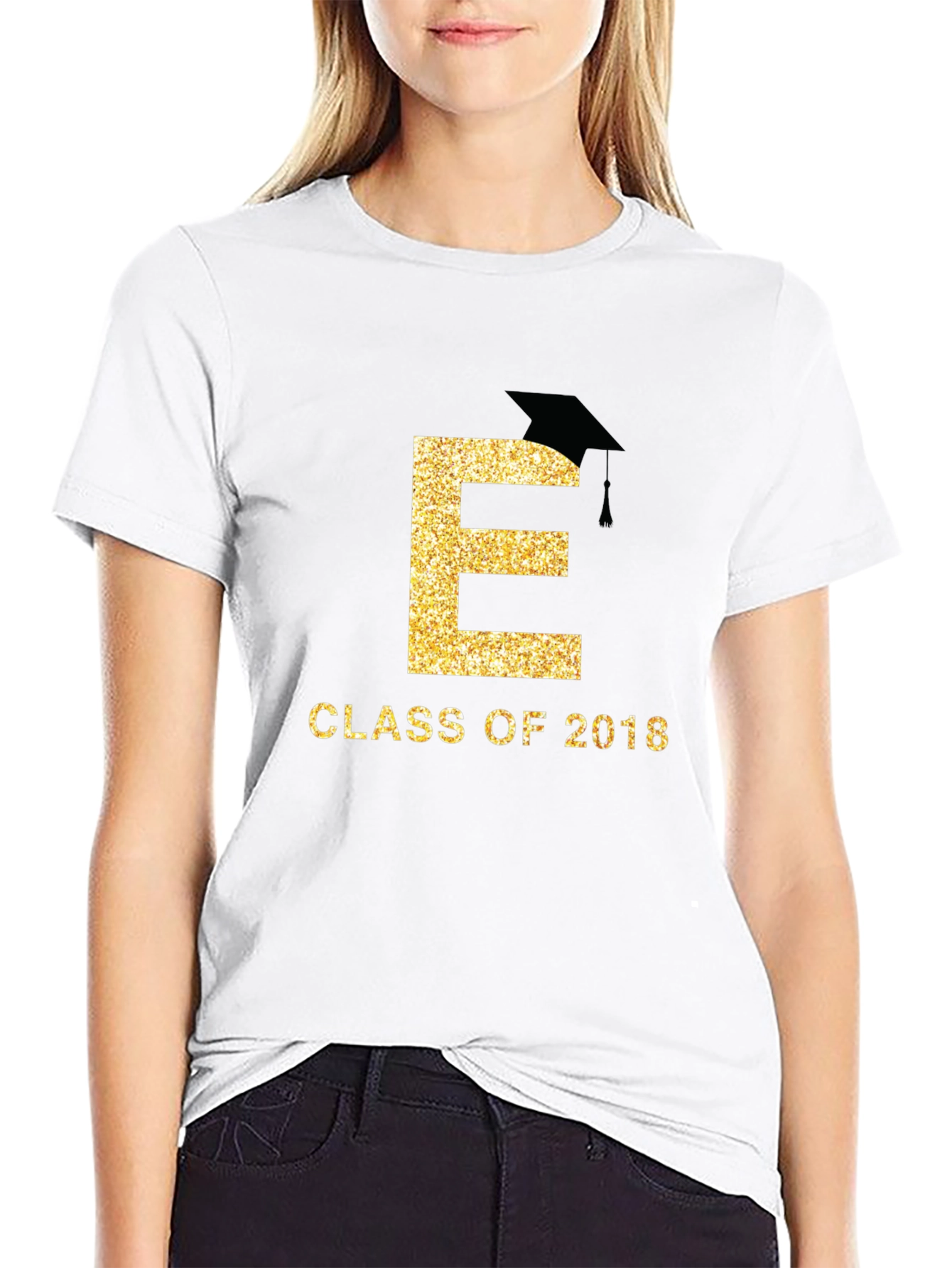 Black Class of 2018 Graduation T-Shirt view 9