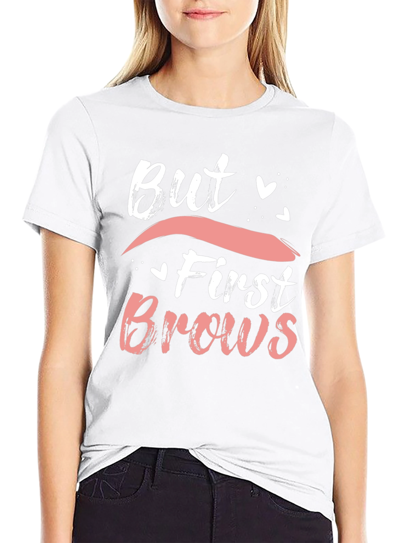 Black But First Brows Graphic Tee - Stylish and Trendy view 9