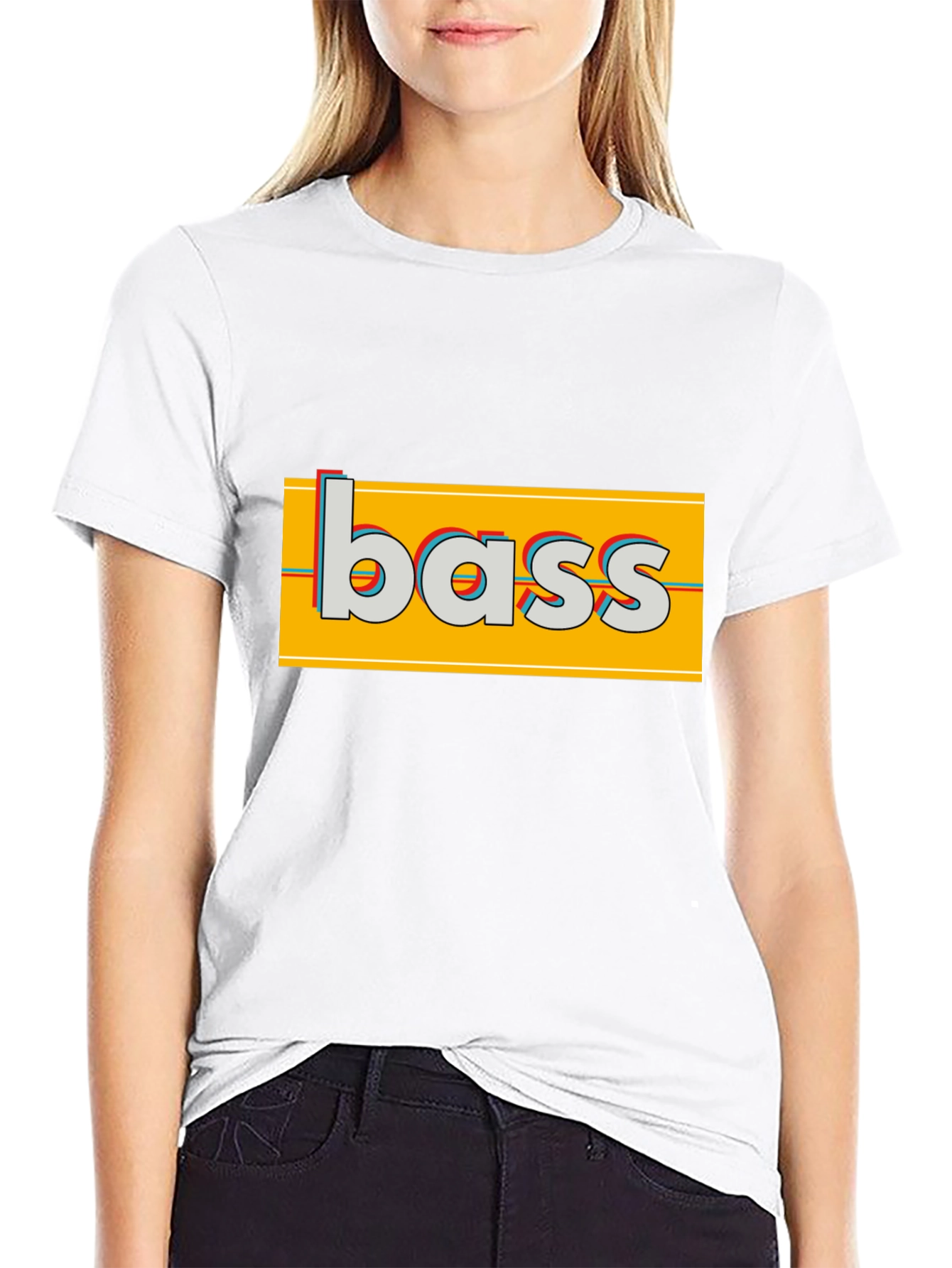 Black Bass Graphic T-Shirt - Retro Style view 9