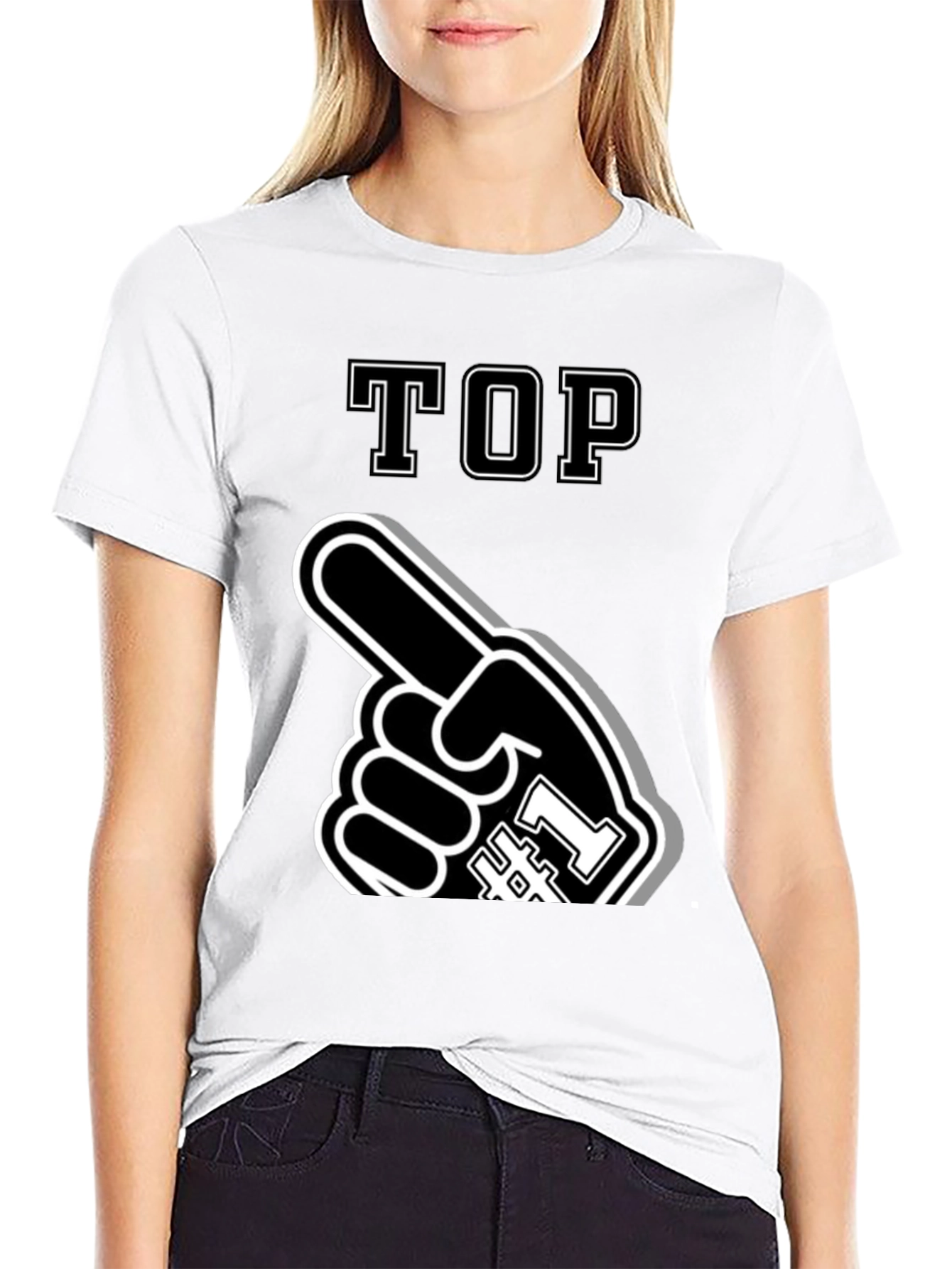 Black Top #1 Fan T-Shirt - Novelty Apparel view 9