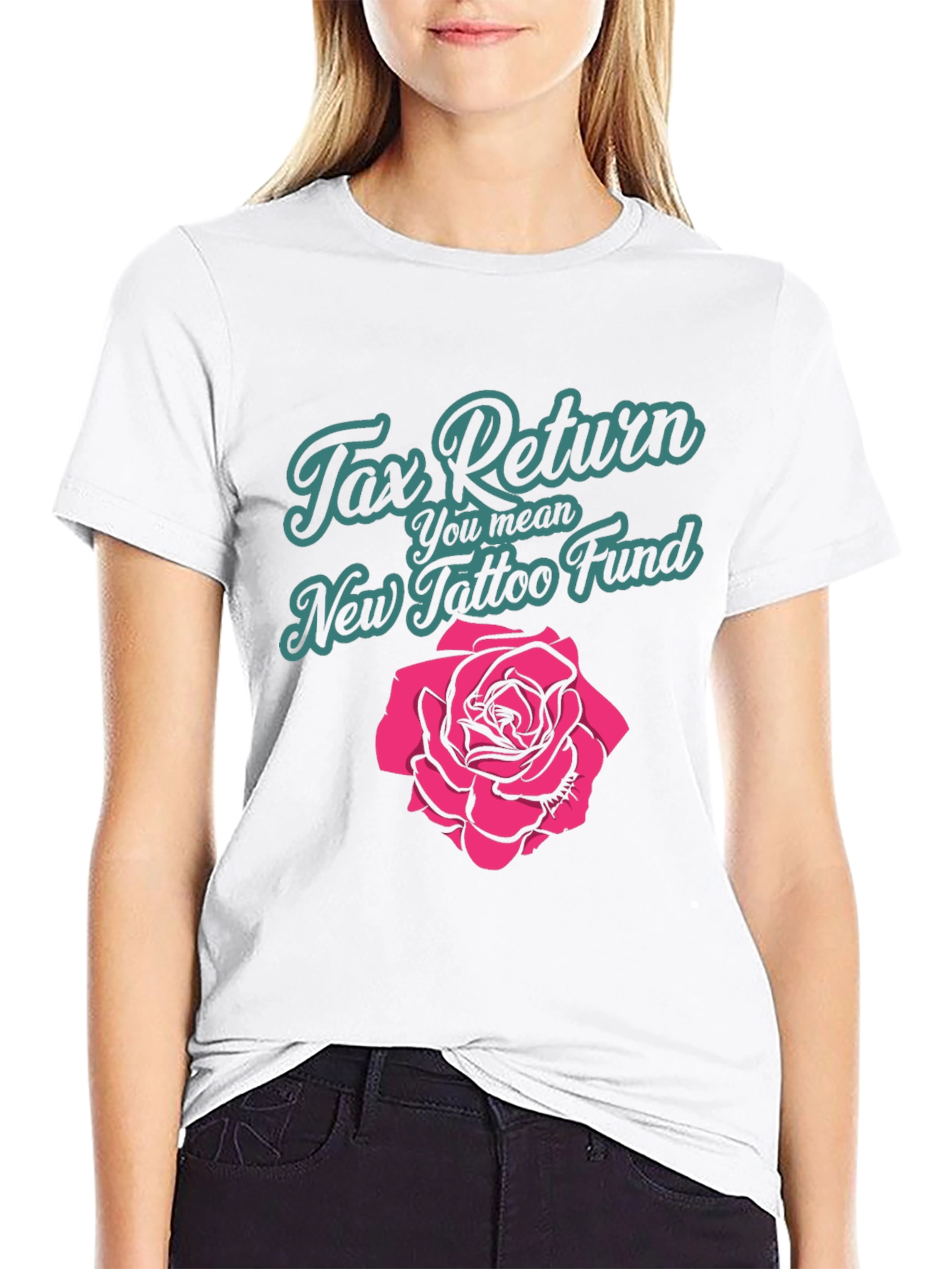 Black Tax Return Tattoo Fund T-Shirt view 9