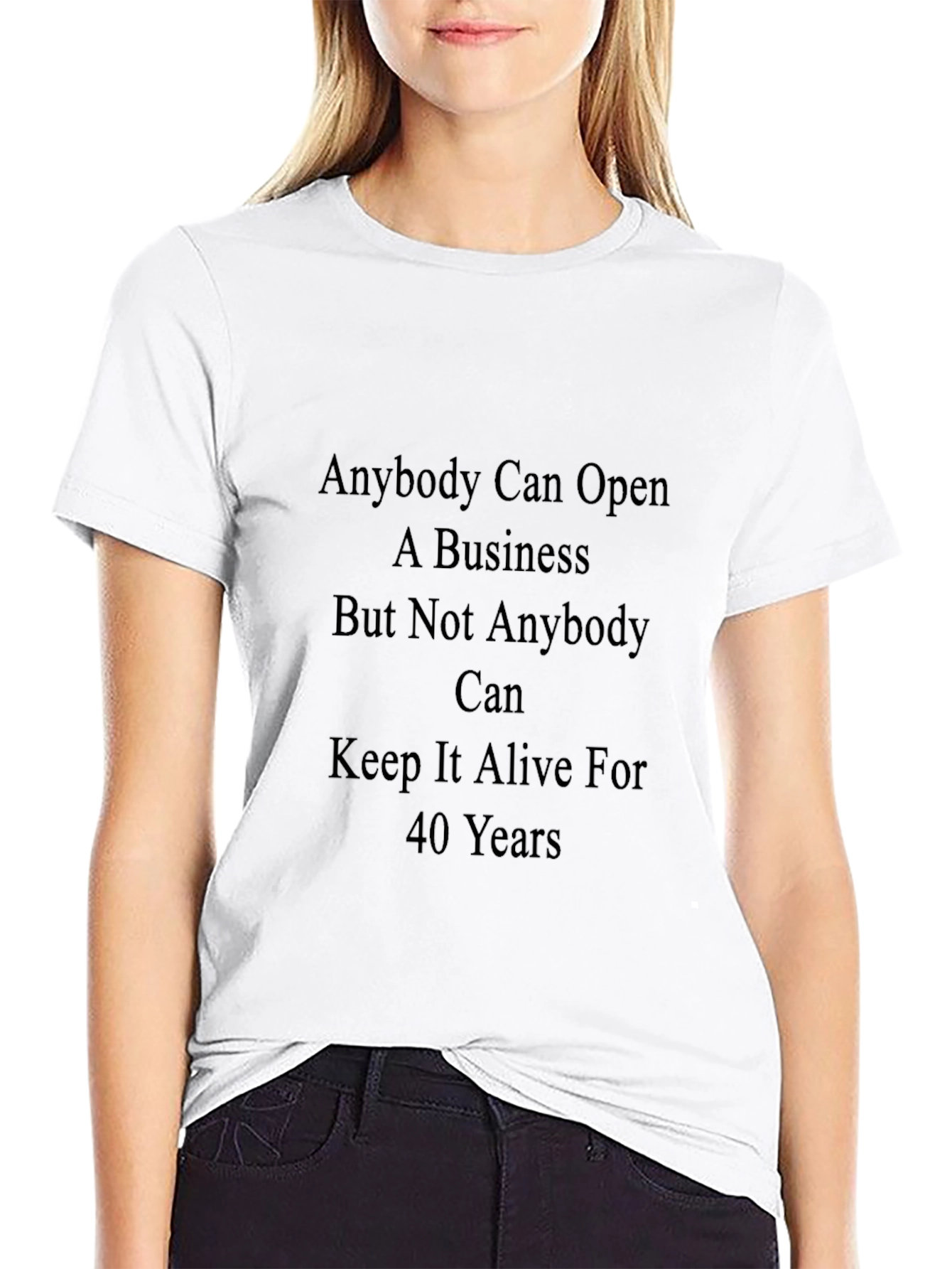 Black Anybody Can Open a Business T-Shirt view 9