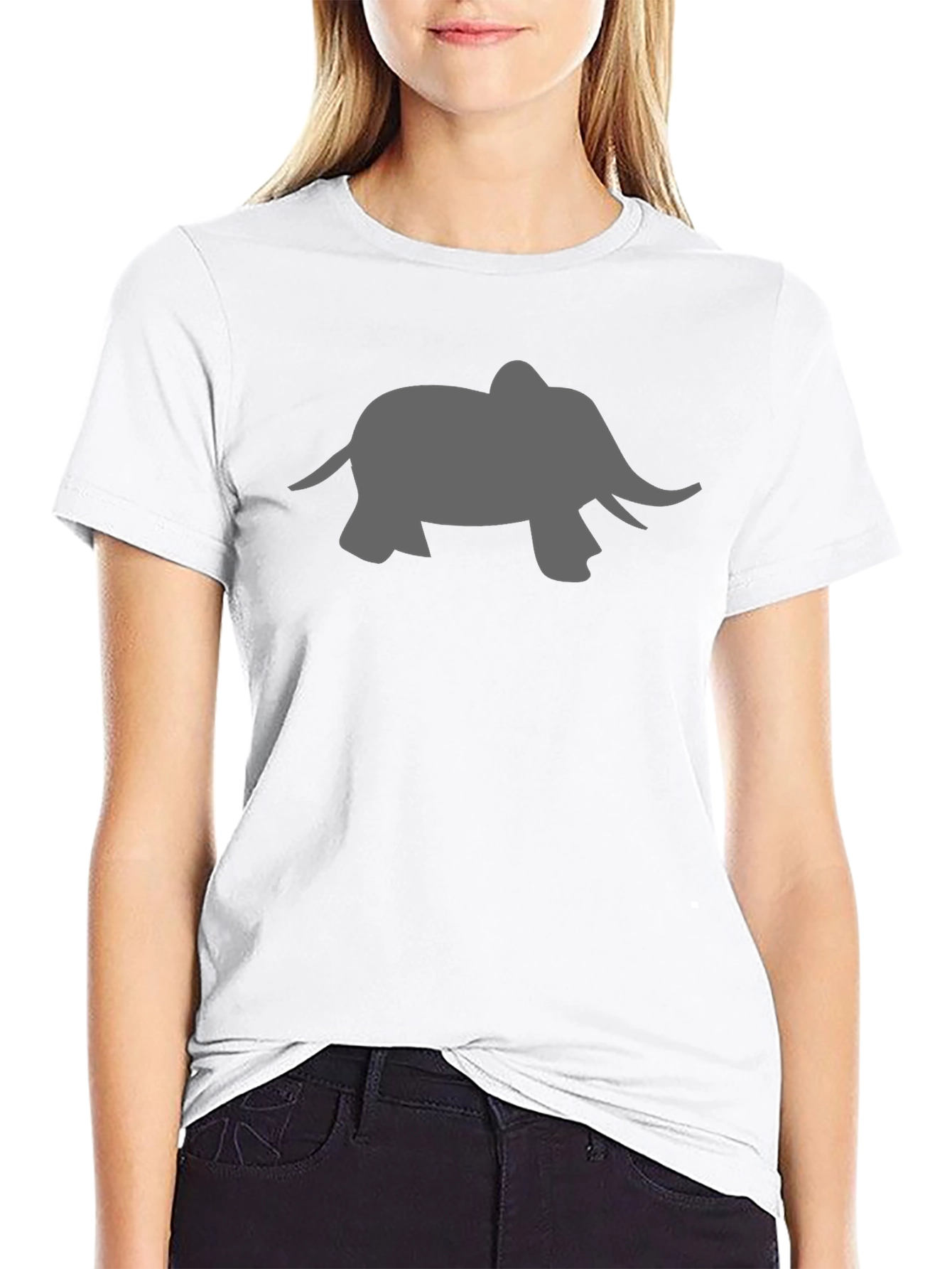 Black Elephant Graphic T-Shirt - Casual Comfort view 9